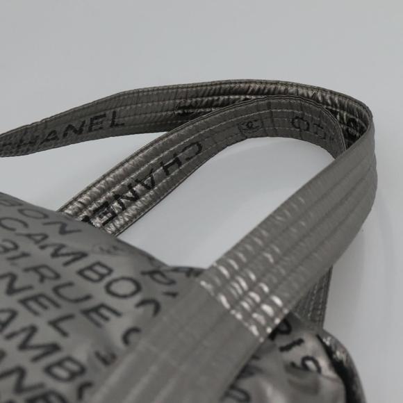 CHANEL Unlimited Tote Bag Nylon Silver CC Auth BA586 - Picture 8 of 16